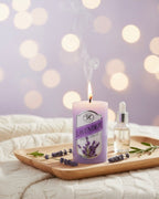 Lavender Scented Candle for relaxation and sleep - Natural Home Fragrance HI-Marqet Lebanon