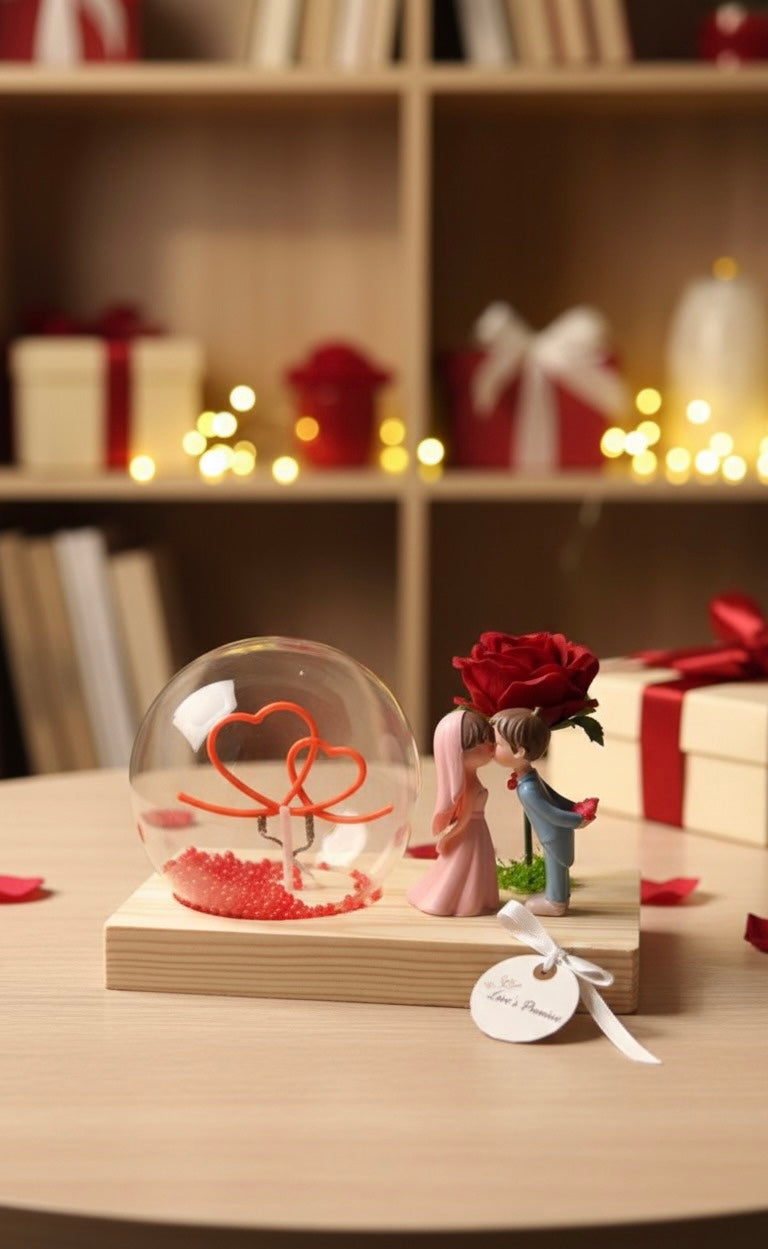 Professional gift packaging for the Glowing Heart Artware by HI-Marqet