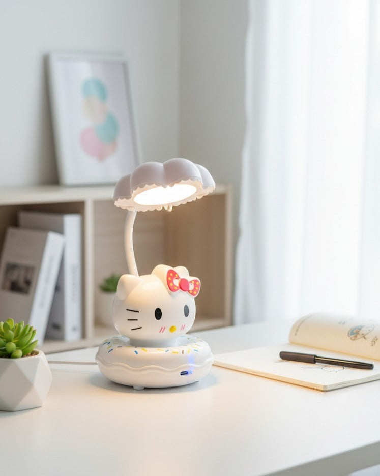 Hello Kitty donut desk lamp LED night light for kids bedroom