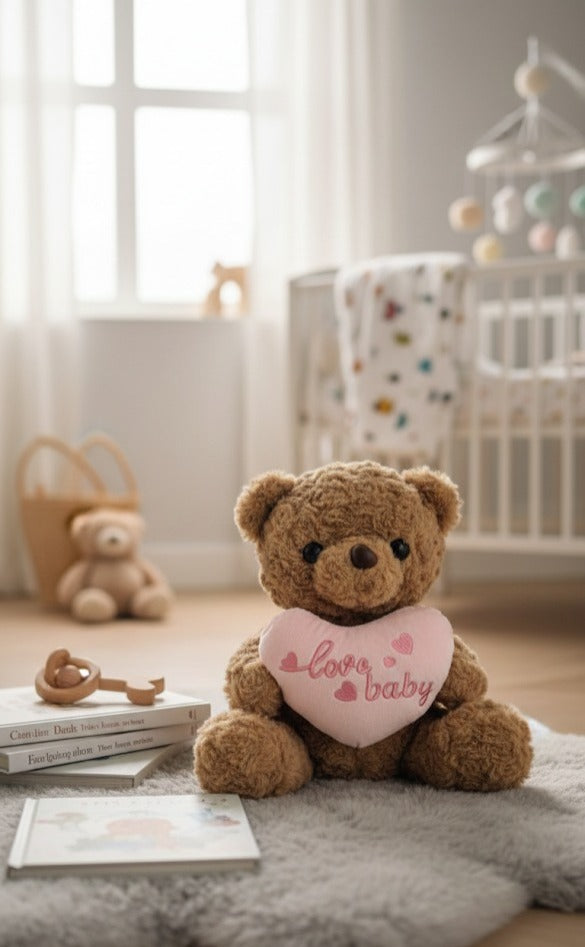 Medium plush bear teddy soft cute gift for couples and kids