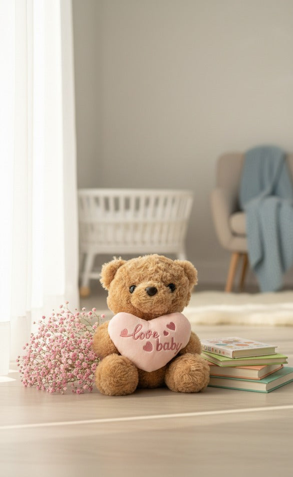 Medium plush bear teddy soft cute gift for couples and kids