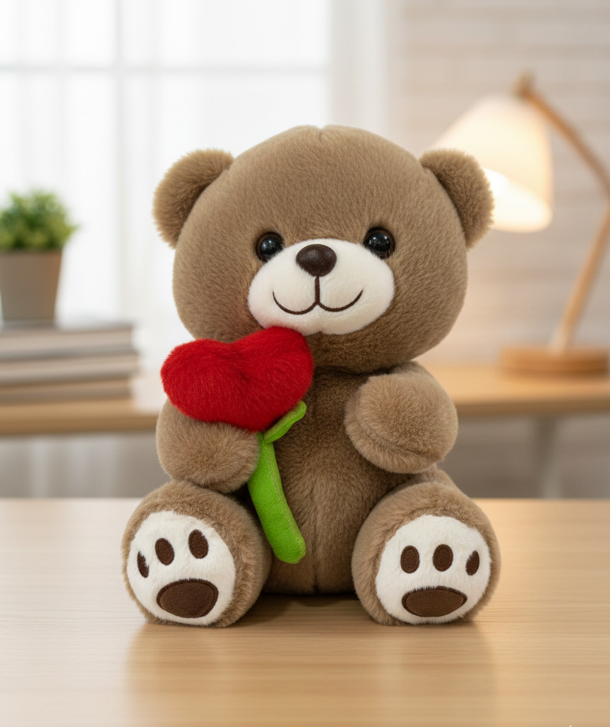 Plush bear teddy toy soft cute gift for couples and kids